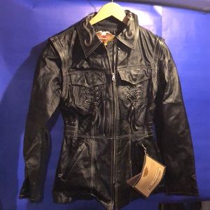 Harley Davidson leather coat